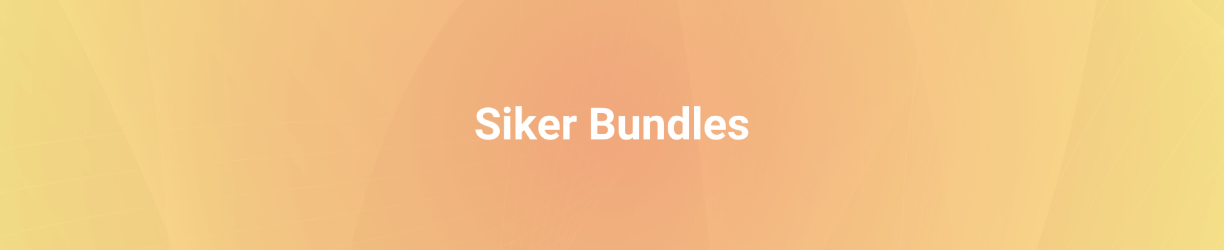 Siker Bundles page header