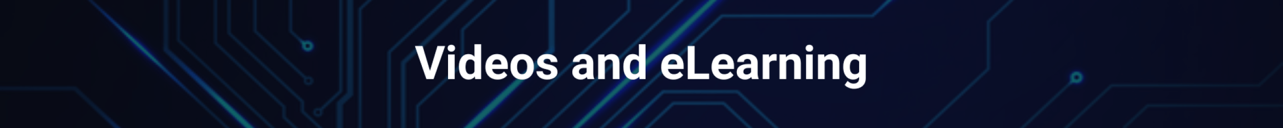 Videos and eLearning (1)